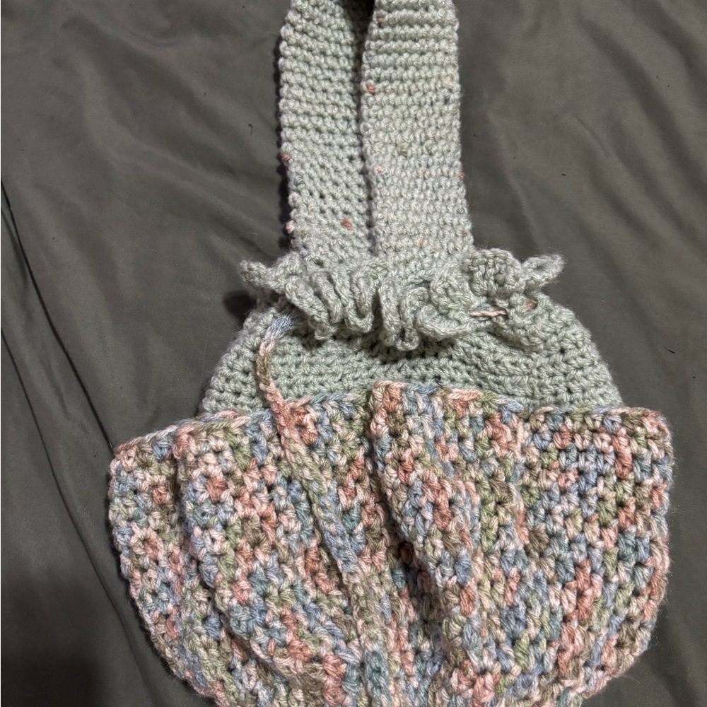 Handcrafted Multicolor Crochet Bag